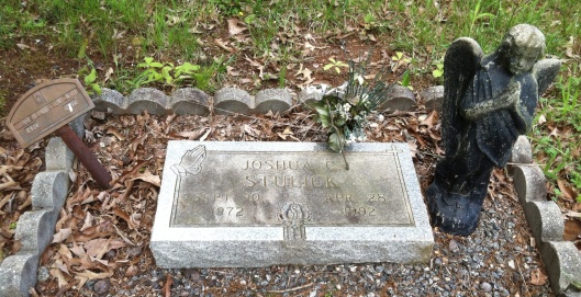 Joshua Stulick's grave is in Sharon Baptist Church Cemetery in Cumming, Ga.